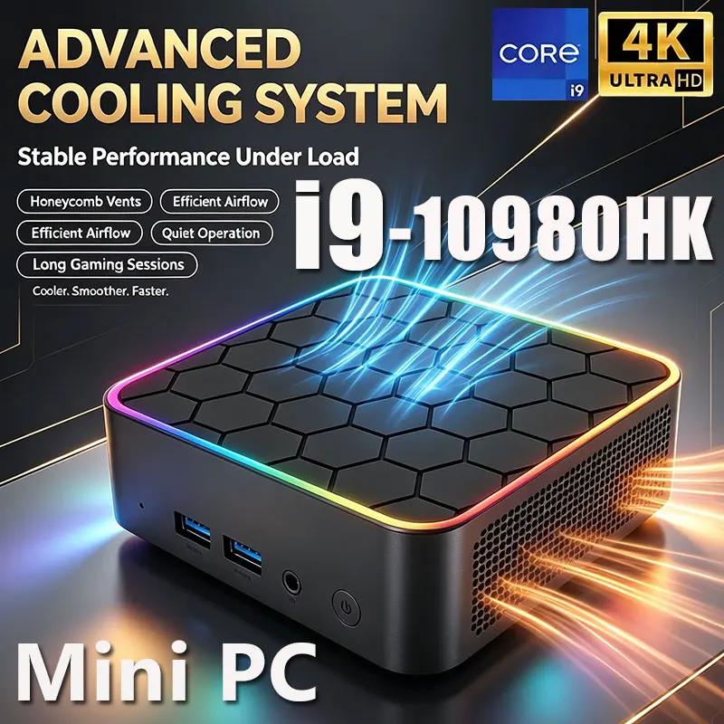 Retro Gaming Mini Pc - 2026 Mini PC Core i9 10980HK