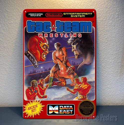 Retro Gaming Us - Y1,Tag Team Wrestling Retro Video Game