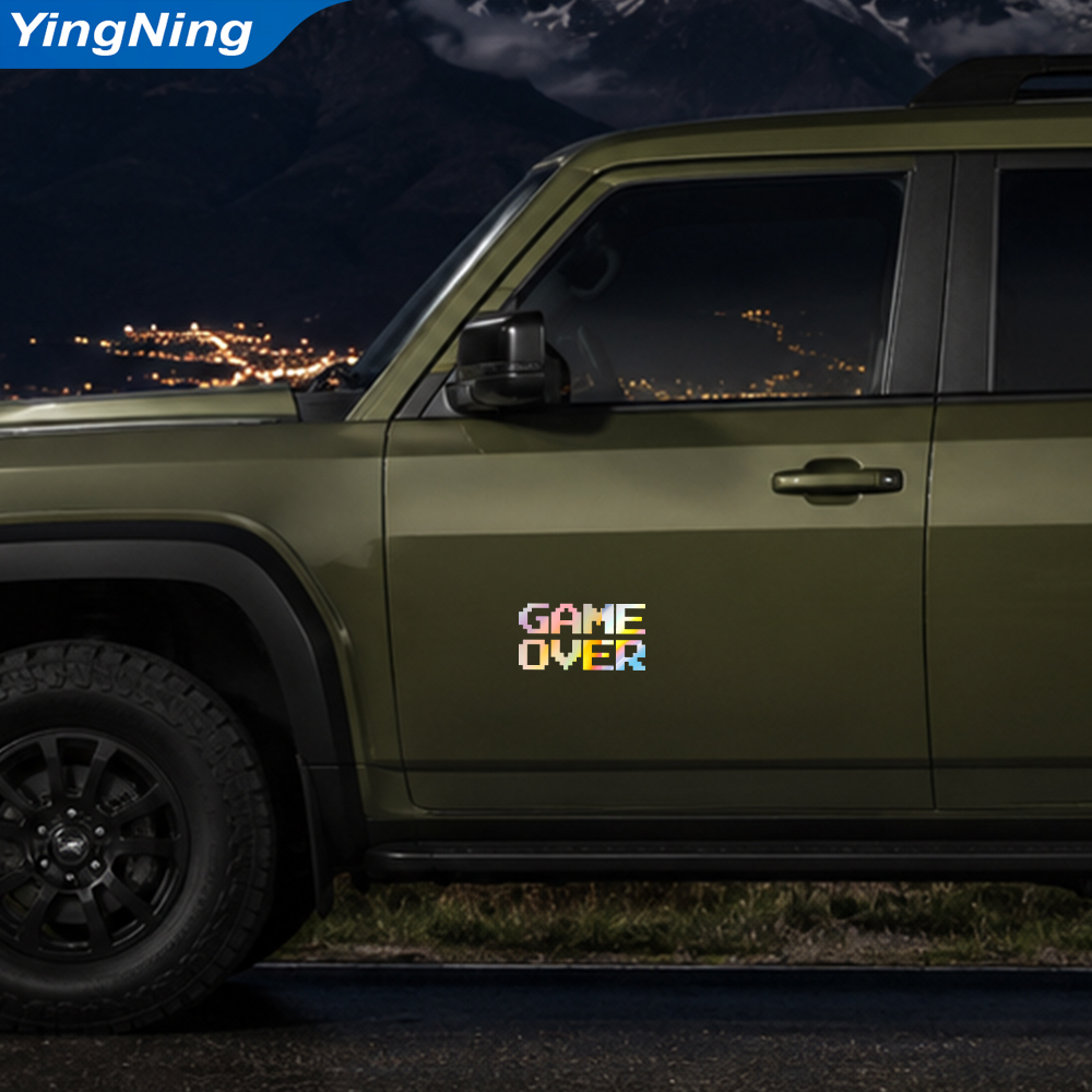 Reflective Game Over Car Decal - Retro Gaming Laptop review and price
