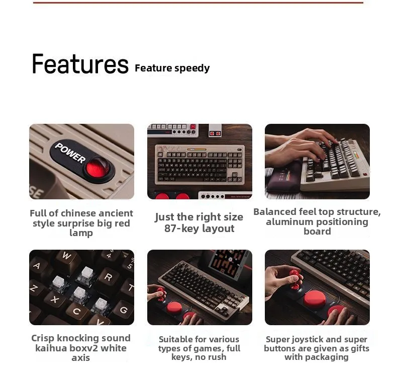 Retro87C64 retro mechanical ga - Retro Gaming Universe review and price