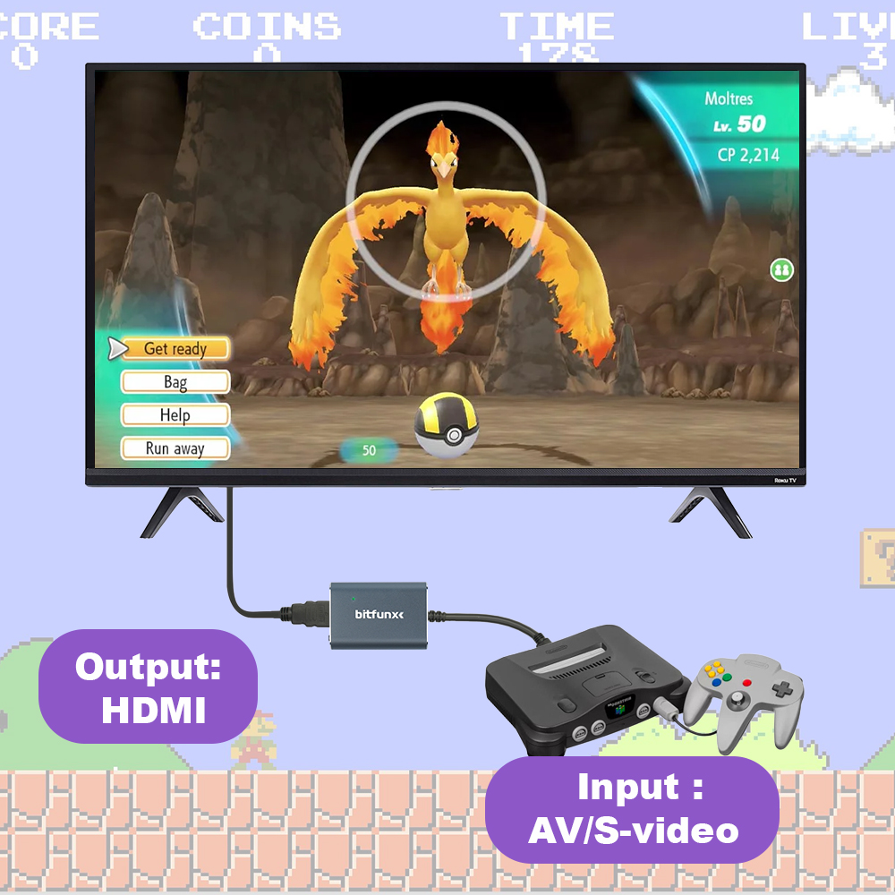 Bitfunx 720P Svideo / AV To HD - Retro Gaming Station review and price