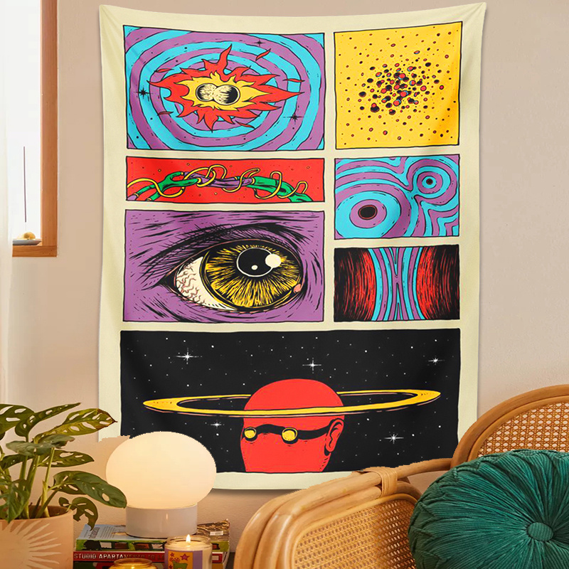 VIKAMA Psychedelic Collage Art - Retro Gaming Universe review and price