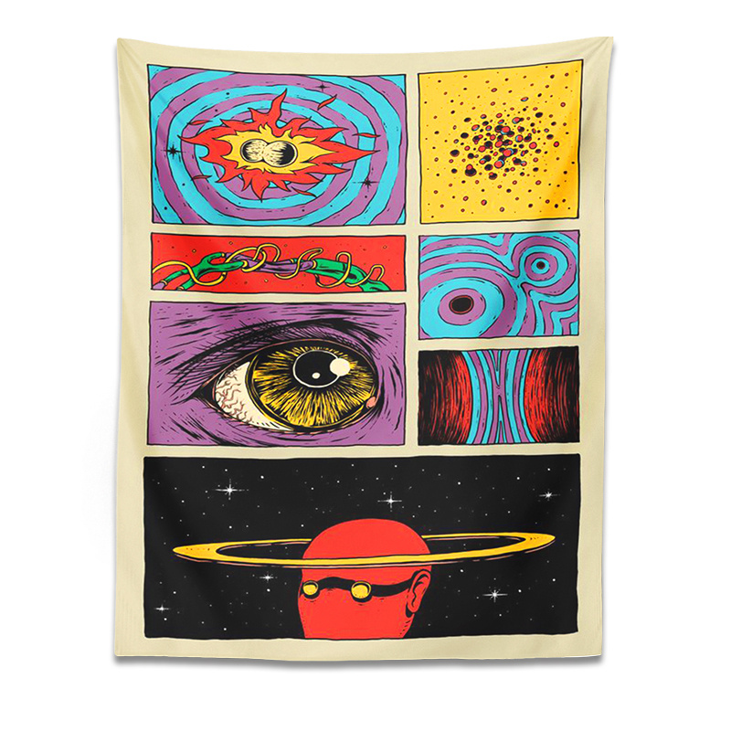 VIKAMA Psychedelic Collage Art - Retro Gaming Universe review and price