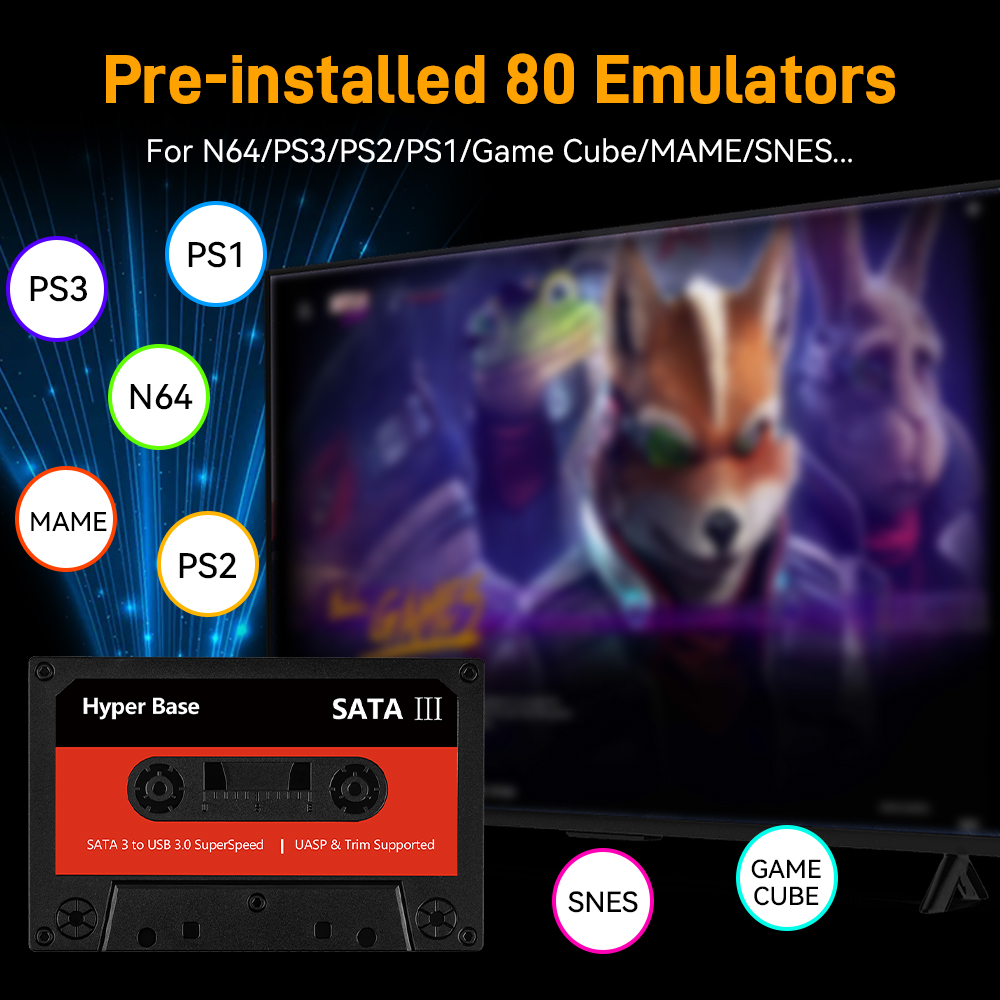 Batocera 500G/2T Emulator Game - Retro Gaming Ps2 review and price