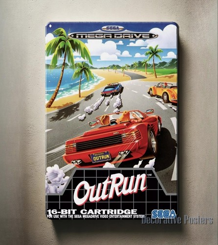 Outrun Mega Drive Retro Video  - Retro Gaming Us review and price