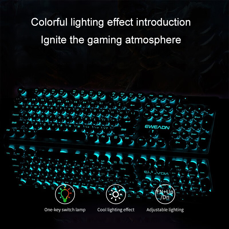 EWEADN Typewriter Gaming Keybo - Retro Gaming Laptop review and price