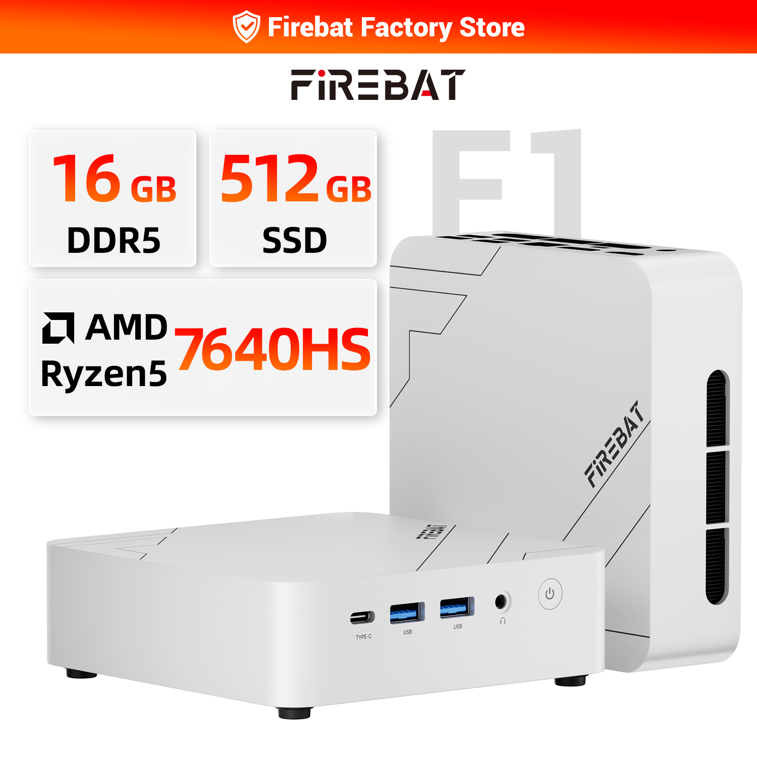 FIREBAT F1 MINI PC AMD Ryzen 5 - Retro Gaming Mini Pc review and price