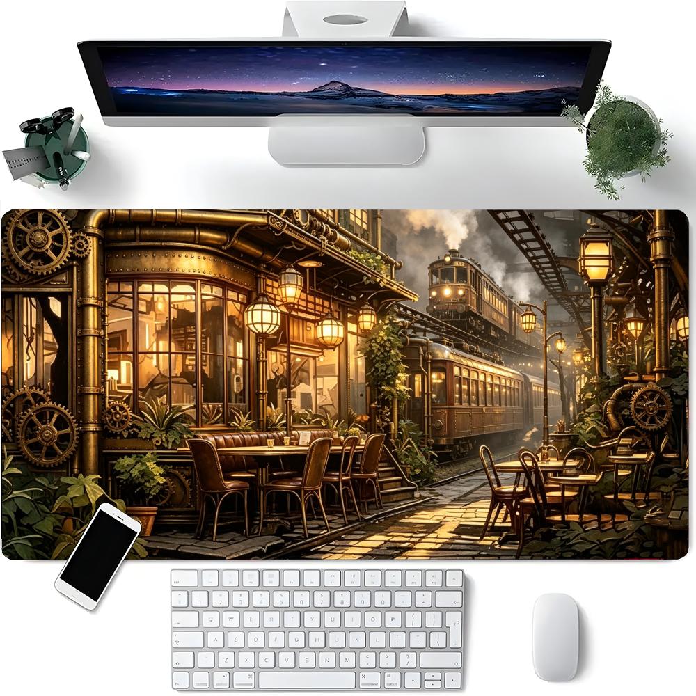Retro Industrial Train Station - Retro Gaming Laptop review and price