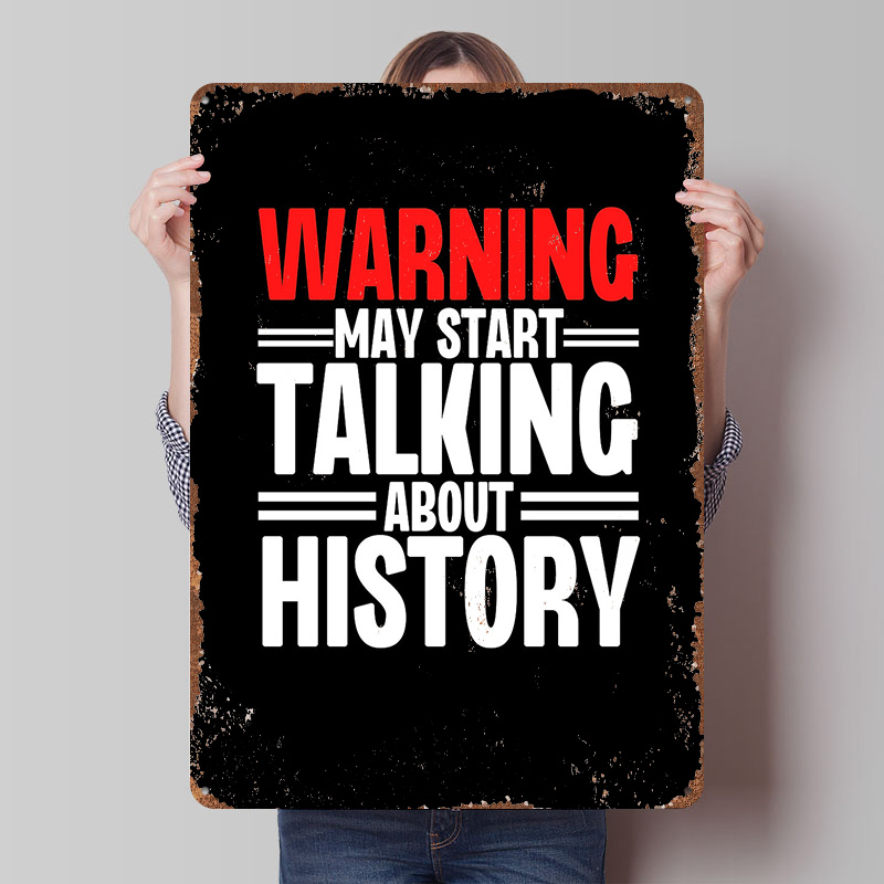 Warning May Start Talking Tin  - Retro Gaming Talk review and price