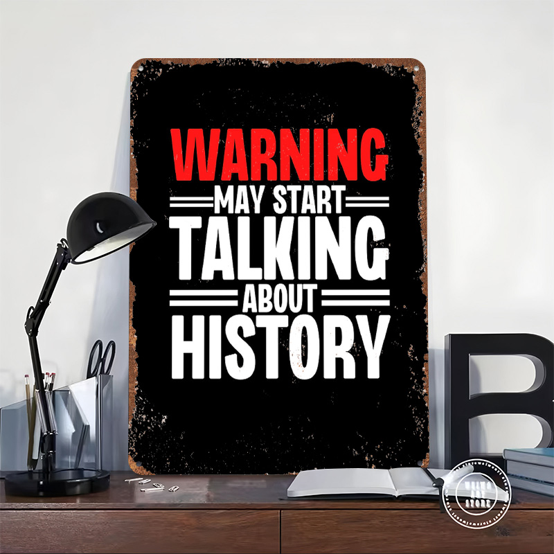 Warning May Start Talking Tin  - Retro Gaming Talk review and price