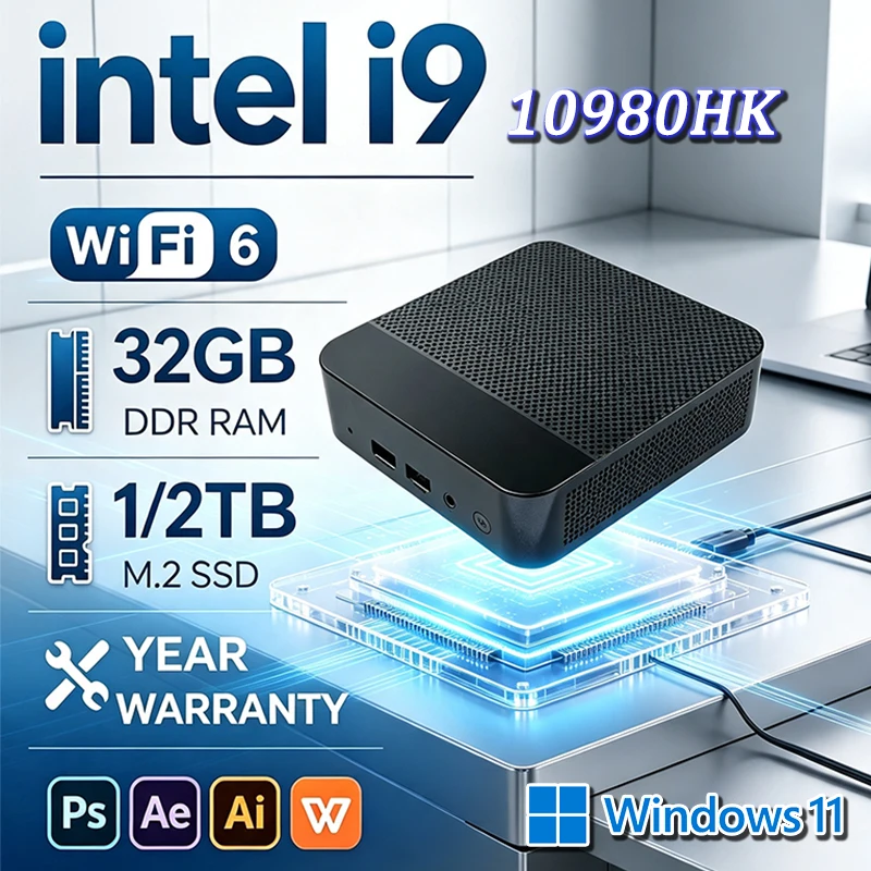 Mini PC Core i9 10980HK Window - Retro Gaming Mini Pc review and price