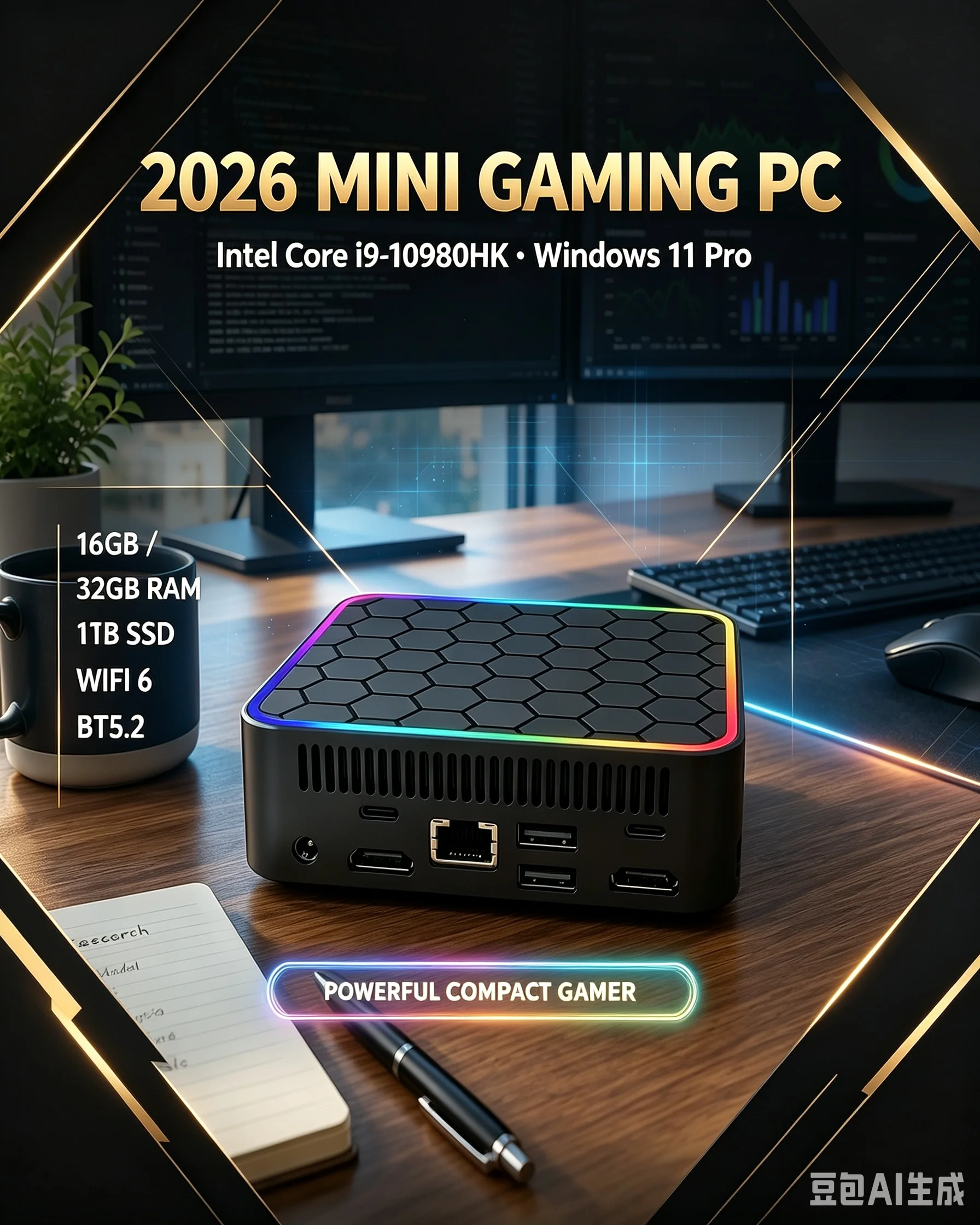 2026 Mini PC Core i9 10980HK W - Retro Gaming Mini Pc review and price