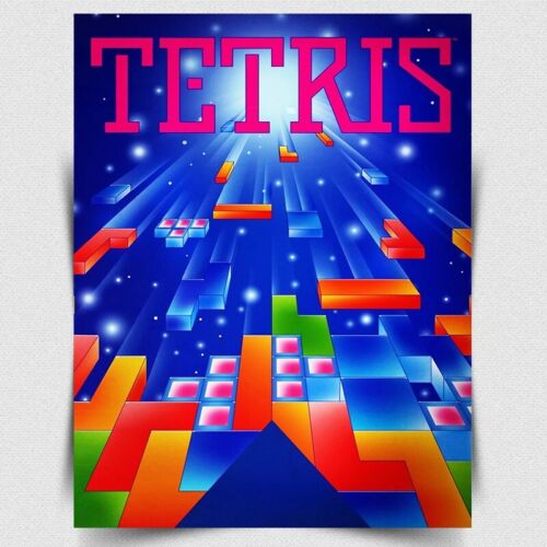 TETRIS METAL SIGN PLAQUE - Ret - Retro Gaming Us review and price