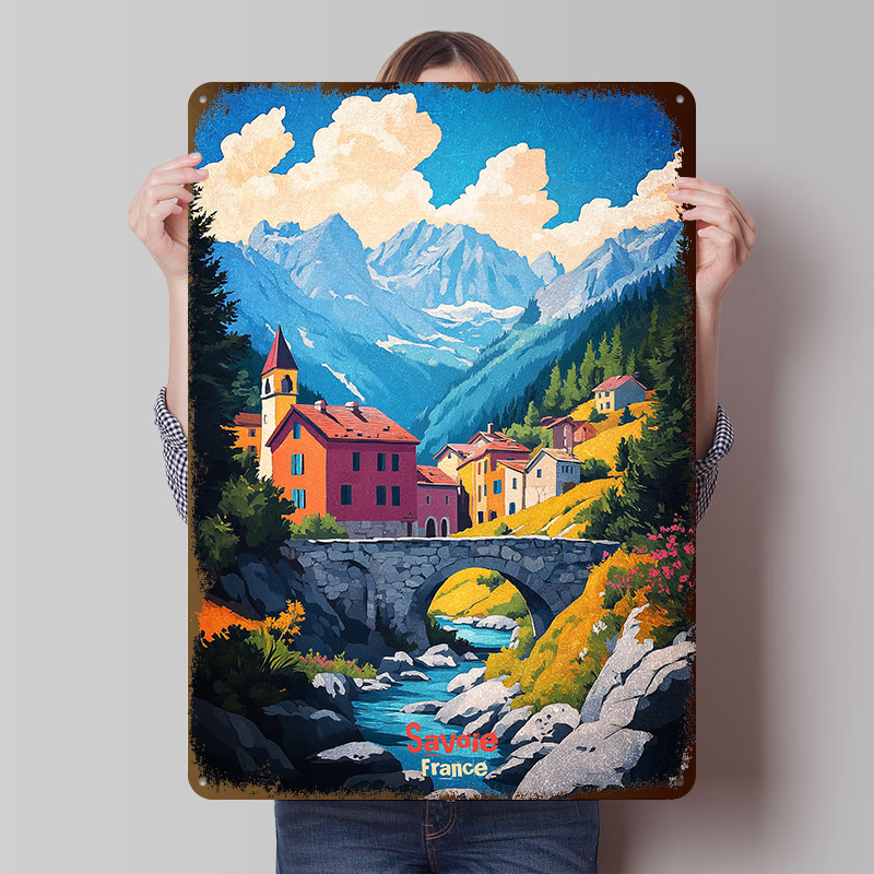 Savoie France Art Tinplate Pos - Retro Gaming France review and price