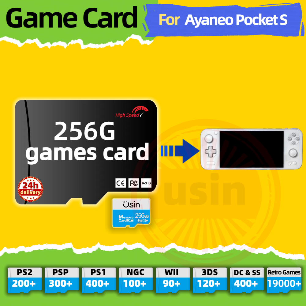 Game Card For Ayaneo Pocket S  - Retro Gaming Ps2 review and price