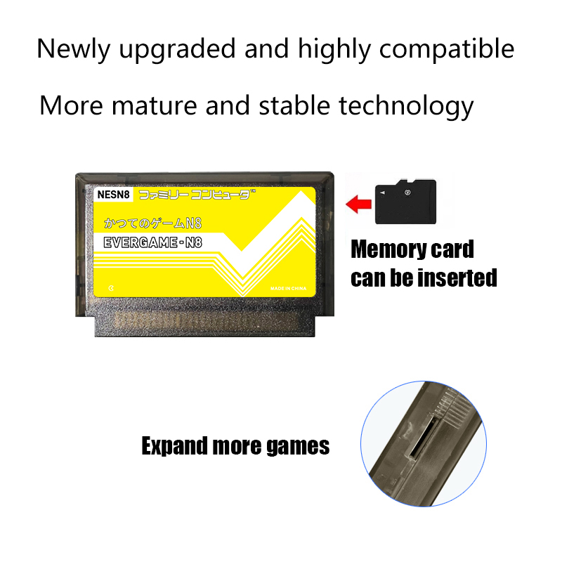 REMANK EVERGAME N8 NES Cartrid - Retro Gaming Station review and price
