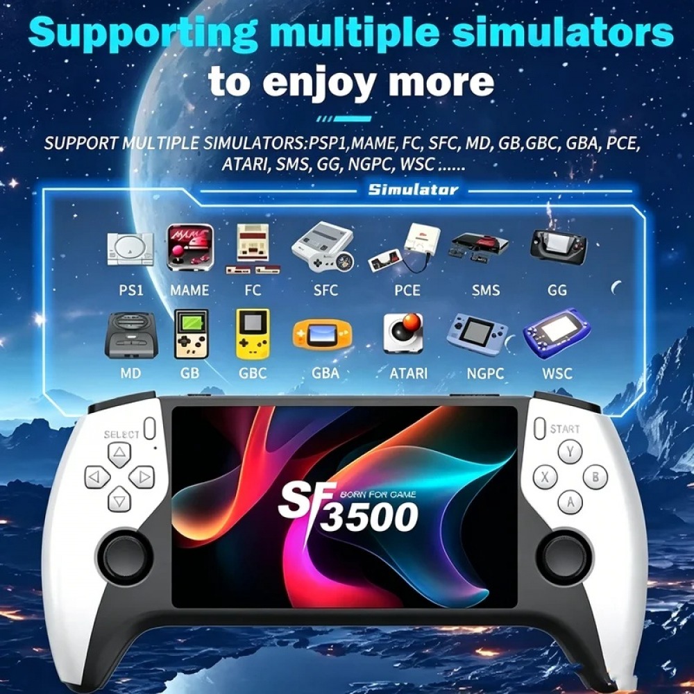 SF3500 5 inch Handheld Game Co - Retro Gaming Station review and price